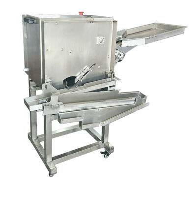 3000pcs/Hr máquina de romper y separar huevos 40W yema de huevo y separador de la máquina blanca